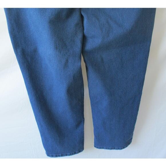 Time And Tru Women's Mid Rise Straight Leg Stretch Pull On Blue Jeans Size XL - Picture 6 of 9